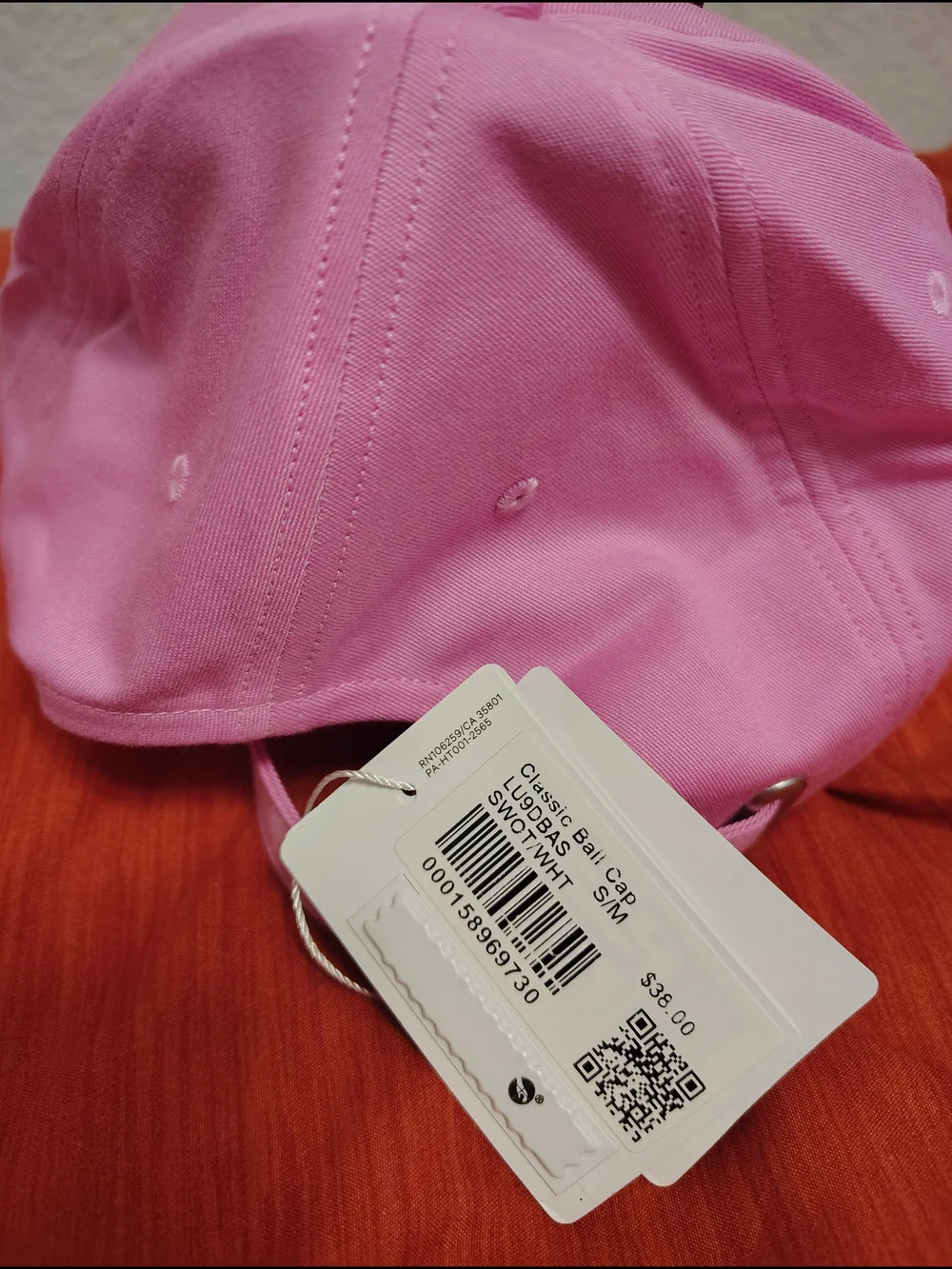 lululemon athletica Pink Embroidered Logo Cap for Kids